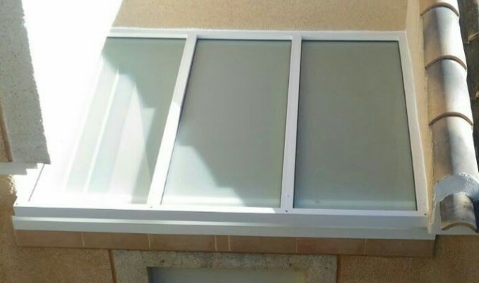 Glazed conservatory roof panel offering natural light and warmth.